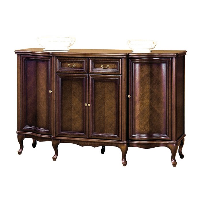 Plati komoda su užapvalinta priekine dalimi WERSAL W-K4