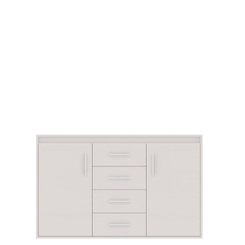 TEXAS 07 komoda su stalčiais, balta