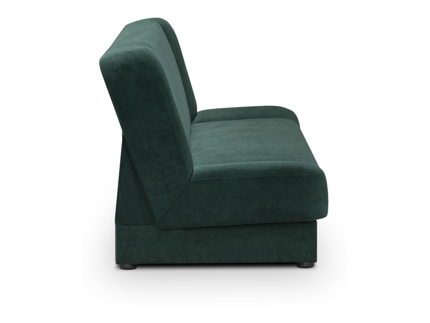 Lami trijų vietų sofa-lova su daiktadėže, žalia