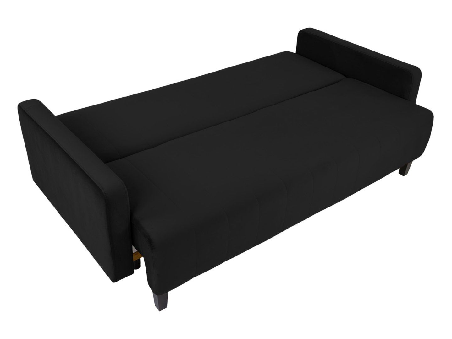 MARCIA trijų vietų sofa-lova su daiktadėže, aksomas, grafito spalvos