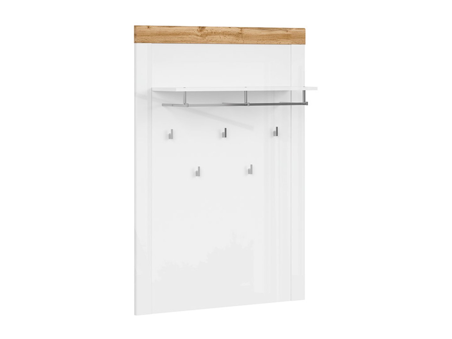 HOLTEN drabužių kabykla 92.5 cm balta/wotan ąžuolas