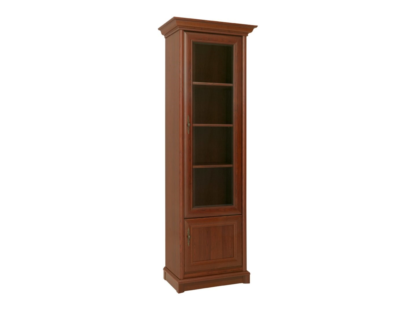Vienų durelių dešininė vitrina KENT 70 cm kaštoninė