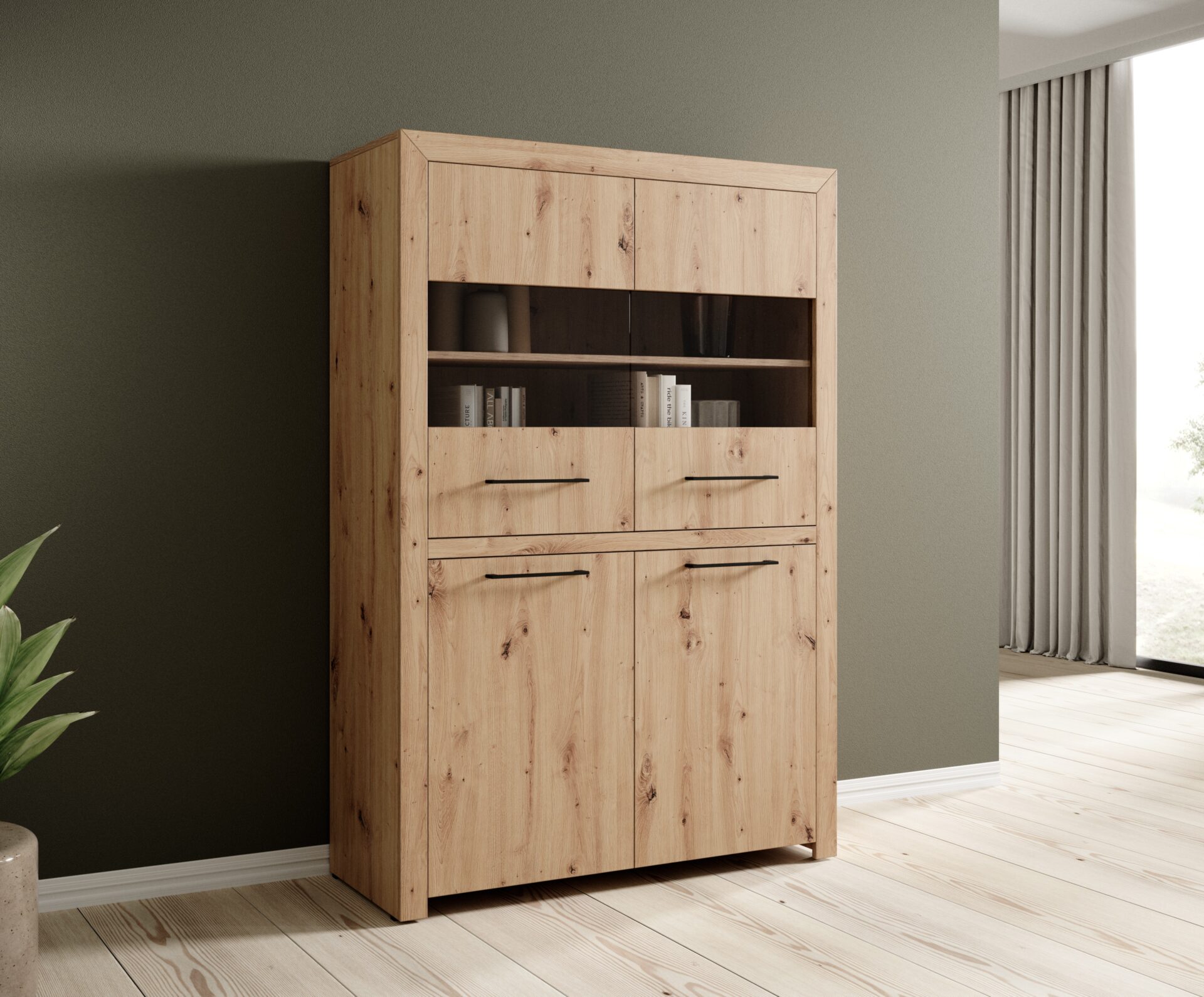 JANEZ Artisan žema vitrina / juoda ADRK — изображение 2