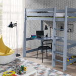 MILOSZ dviaukštė lova antresolėje 80x181 cm