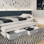 TIAGO jaunimo išskleidžiama lova dviems asmenims 80x181 cm