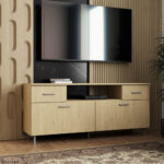 150 cm pastatoma televizoriaus spintelė