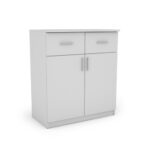 Komoda su durelėmis ir stalčiais, 80 cm, Biel – OPTIMA