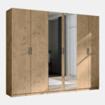 Modulinė spinta 270 cm, ąžuolo spalvos, „Lancelot“ – MAX Premium komplektas