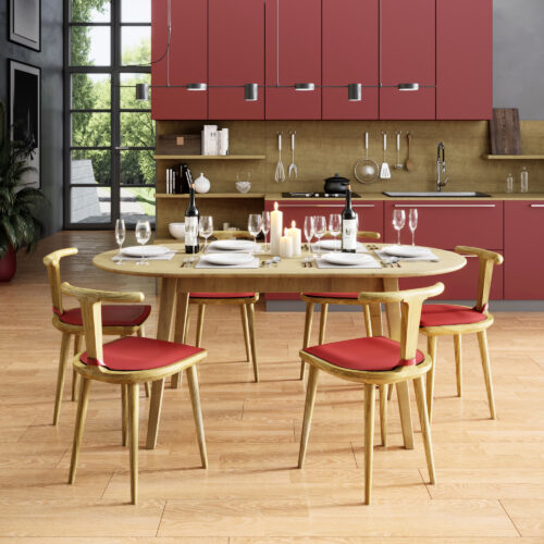 TEANA ovalus sulankstomas stalas