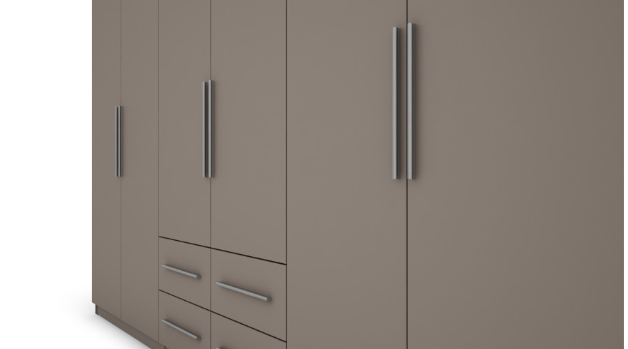 Spinta 300/240 - drabužių kabyklos, vidinės lentynos, erdvūs išoriniai stalčiai — изображение 4