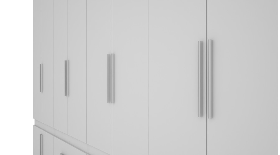 Spinta 320/230 - drabužių kabykla, vidinės lentynos, išoriniai stalčiai, veidrodis — изображение 6