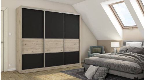 Spinta 3D/245 – ištraukiamos lentynos, stalčiai, pakabinimo bėgeliai