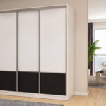 Spinta 4D/268 - pakabinimo bėgeliai, ištraukiamos lentynos, stalčiai