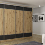 Spinta 4D/320 - stalčiai, lentynos, drabužių pakabos