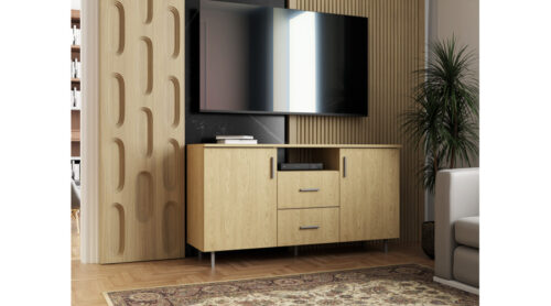 Maža televizoriaus spintelė 135 cm televizoriui