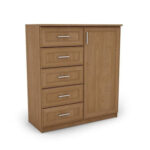 Siaura komoda su spintele 100 cm Olcha – SIENA