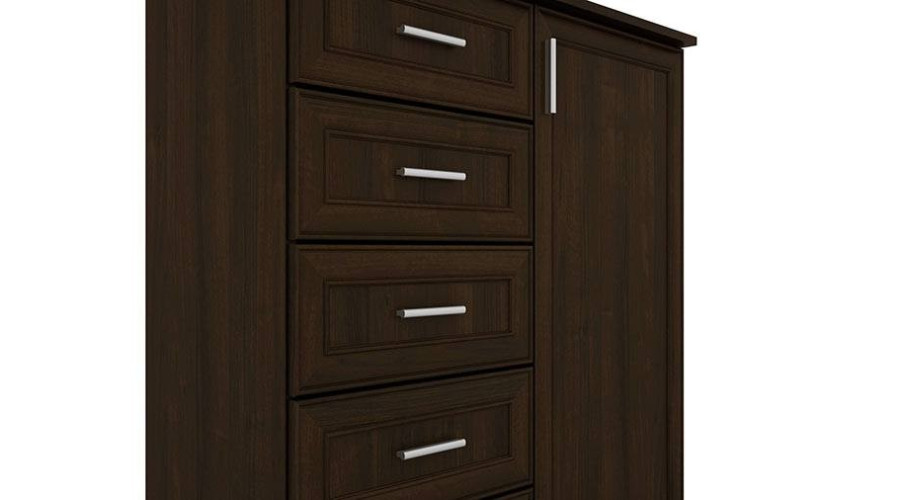 Siaura komoda su spintele 100 cm Sonoma Ciemna – SIENA — изображение 2