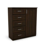 Siaura komoda su spintele 100 cm Sonoma Ciemna – SIENA