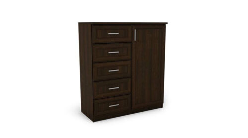 Siaura komoda su spintele 100 cm Sonoma Ciemna – SIENA