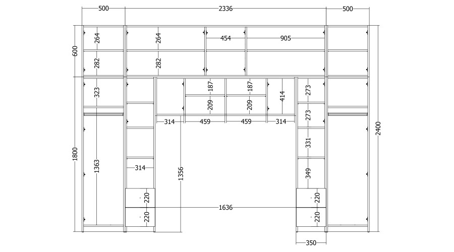 Elegantiški miegamojo baldai su subtiliomis rankenėlėmis – Sena - Paveikslėlis 5