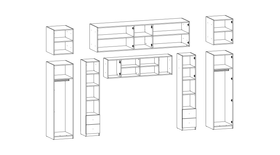 Elegantiški miegamojo baldai su subtiliomis rankenėlėmis – Sena - Paveikslėlis 6