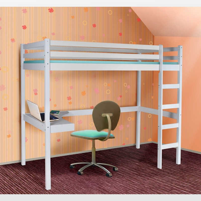 Balta pušies palėpės lova TIMO