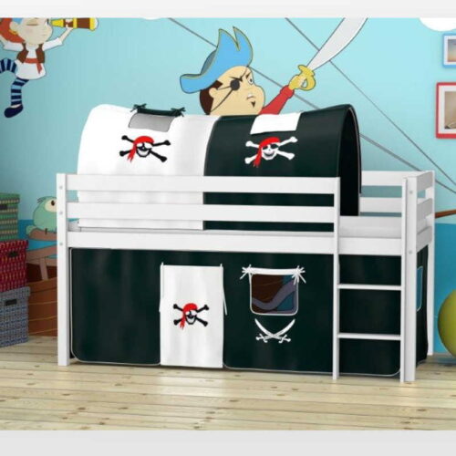 Vaikiška lova antresolėje, balta pušis, MARCO