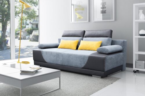 Gregory sofa-lova su pagalvėlėmis