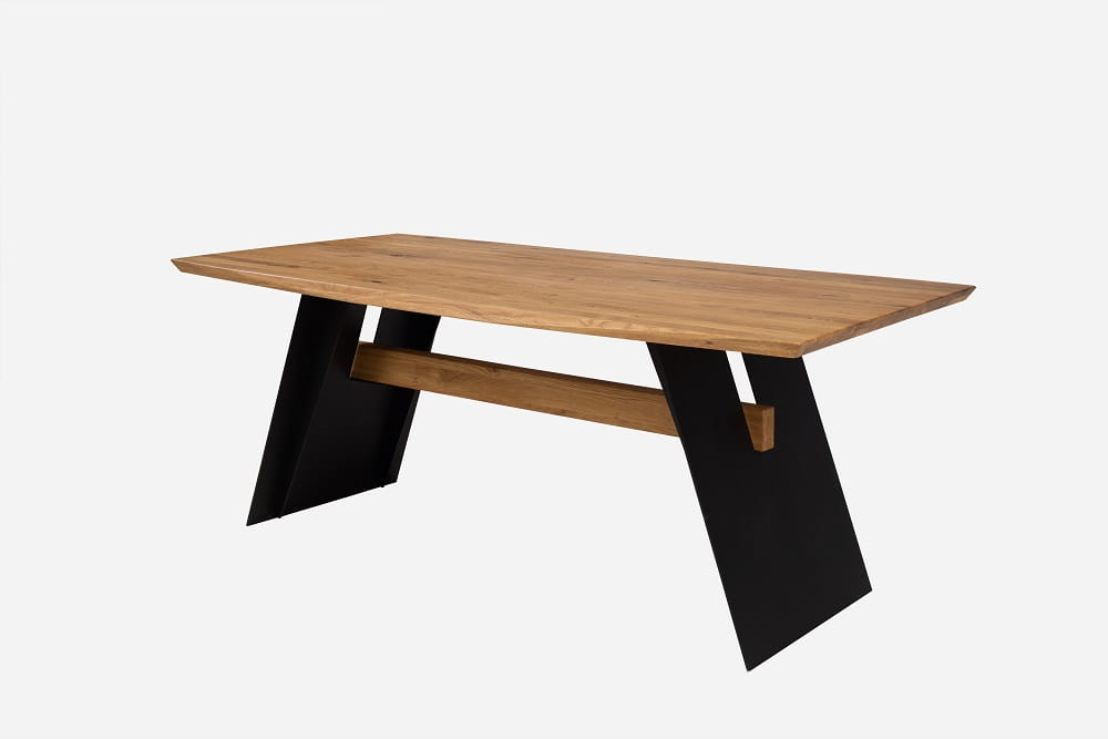 Ąžuolo panelių stalas MODENA 200x100 — изображение 2