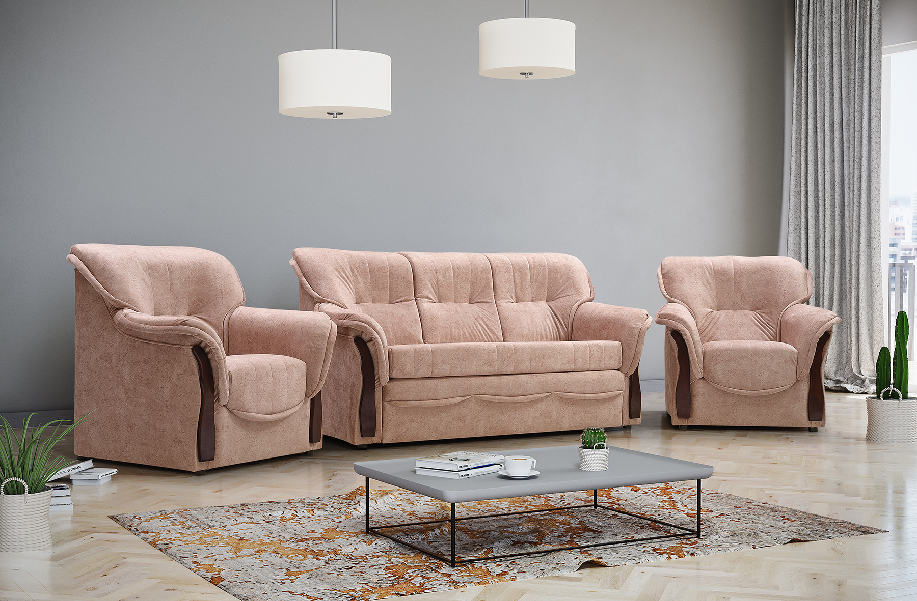 Honorata klasikinė sulankstoma sofa — изображение 2