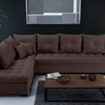 Apmušta kampinė sofa, neišskleidžiama, Lord