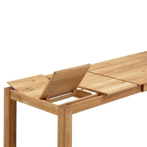 PARMA ąžuolinis stalas 160x100 (2x50cm)