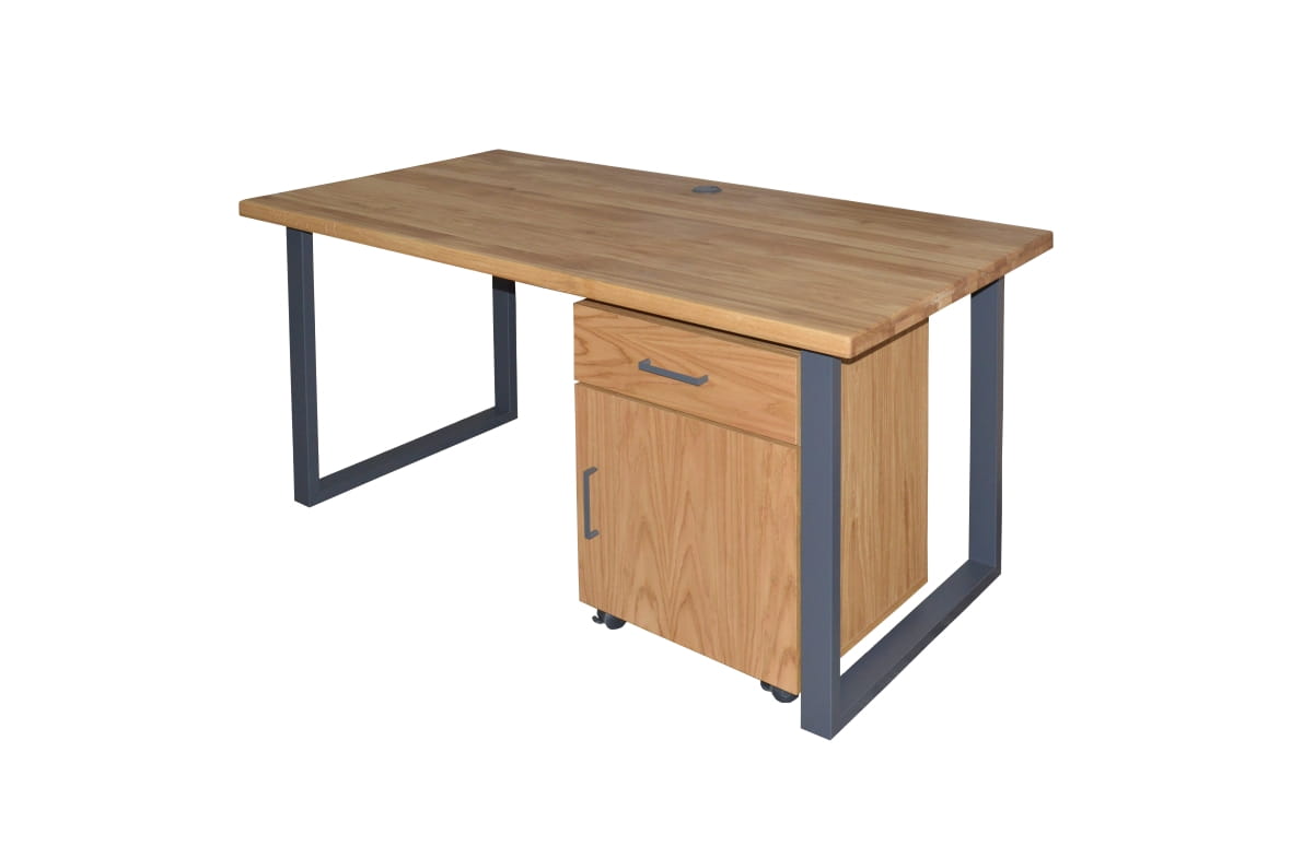 Stalas su metalinėmis kojelėmis 160x80 — изображение 2