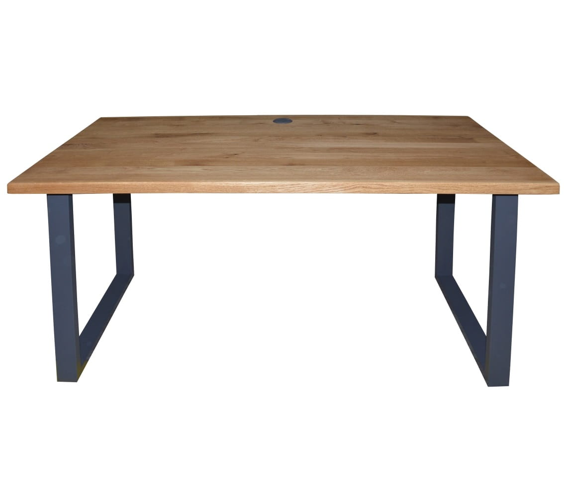 Stalas su metalinėmis kojelėmis 160x80