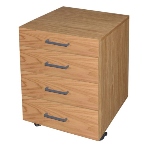 Faneruotas stalo konteineris ant ratukų