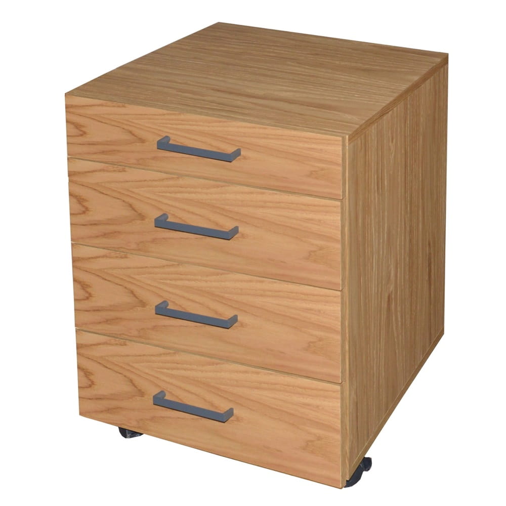 Faneruotas stalo konteineris ant ratukų