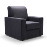 Ewelina minkštas fotelis su daiktadėže