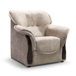 Honorata minkštas fotelis su dėže